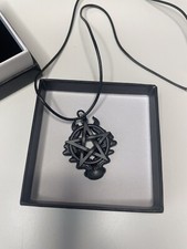 Witch Casket Exclusive black Cauldron, Pentacle Necklace