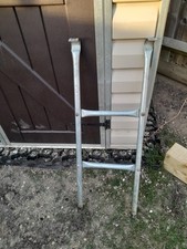 HOMCOM 8ft Trampoline Ladder Universal Stepper Metal Frame Outdoor Garden