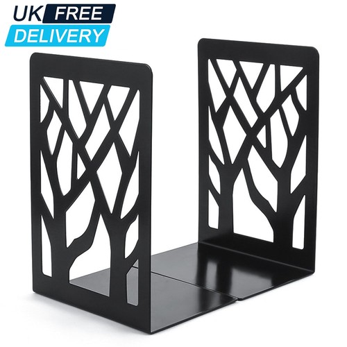 Pair metal bookends home - of,