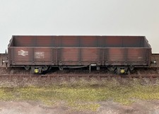 Heljan O Gauge OAA -  ‘1050’ - BR Bauxite Livery Open AB 100013 Weathered 2