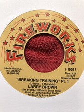 LARRY BROWN-BREAKING TRAINING--NORTHERN SOUL 45