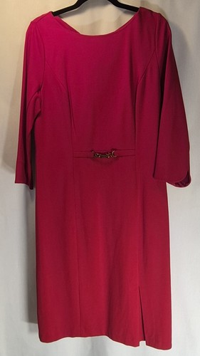 Talbots red sheath dress - talbots,