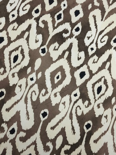 Mocha cream ikat - mocha/cream,