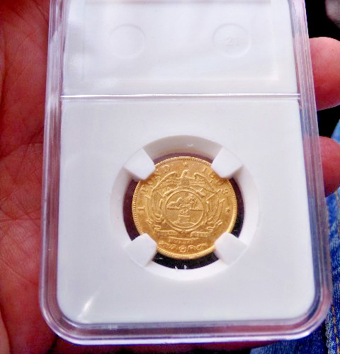 Pond gold coin - 1893., same