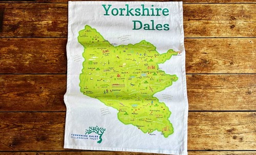 Yorkshire dales tea towel - dales,