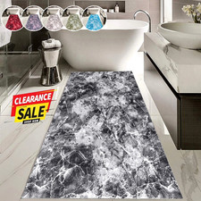 Washable Bath Mat Runner Door Mat Small Large Bathroom Rugs Toilet Pedestal Mats