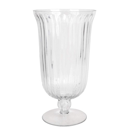 Clear rochelle fluted stemmed - rochelle,