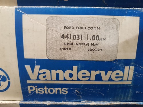 Ford pinto pistons o s - ford, o/s