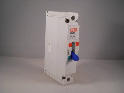 Mem mccb amp single - mccb, pole