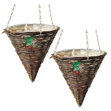 2 x 12" Hanging Basket Cone