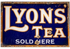 Lyons Tea Vintage Retro Metal