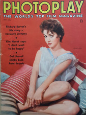 PHOTOPLAY MAY 1956  JOAN COLLINS, JACKIE LANE, PETER LORRE, EKBERG, GAIL RUSSELL