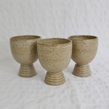 Vintage studio pottery - studio, goblets