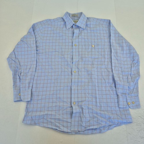 Orvis shirt medium blue mens - orvis,