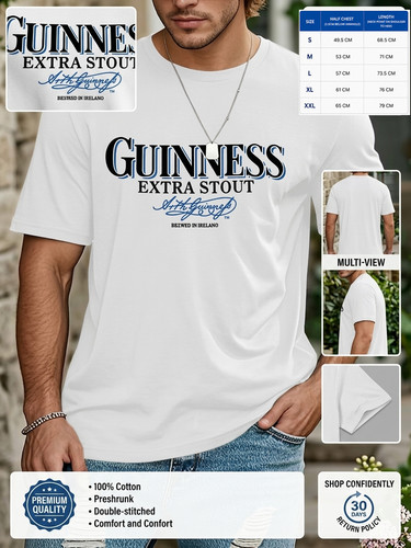 Men guinness graphic - men's, shirt