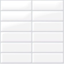 DEWOO 10 White Peel and Stick on Splashback Subway Rectangle Self Adhesive Grey