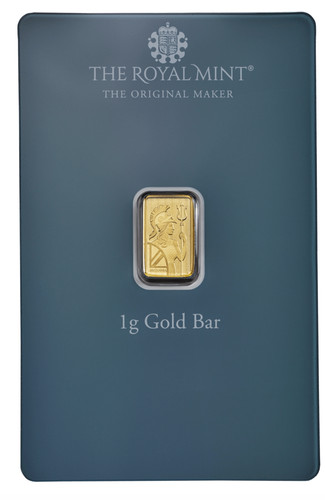 Gold minted bar royal - minted, 1g
