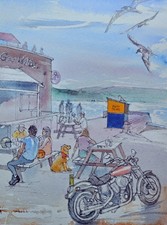Swanage Bay Seaside art print
