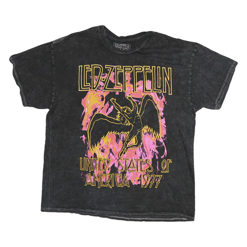 Led zeppelin mens black united - led,