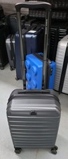 Delsey Paris Helium Edge 22" Grey Carry-On TSA-Accepted Luggage NEW