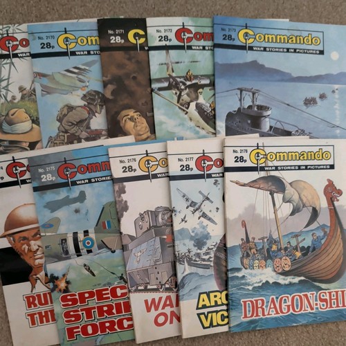 Commando comics 2167 2170 - 10,