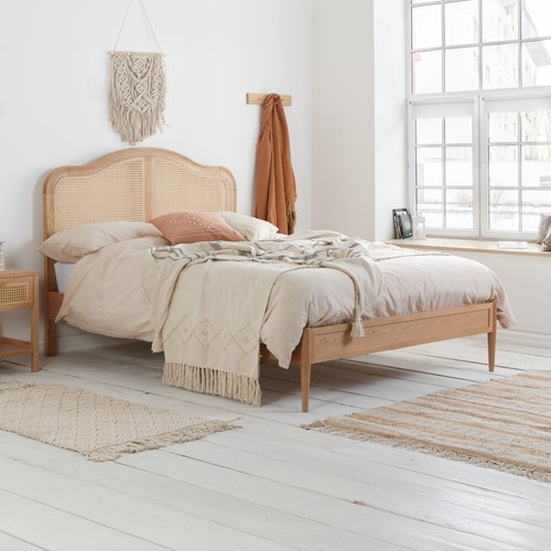 Rattan oak bed leonie - bed,,
