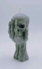 skull candles,skeleton gothic candle,pillar candle, Halloween candle,sugar skull