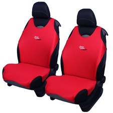 2 Red Front Car Seat Covers