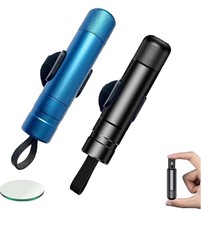 2 x Safe Pro x Car Emergency Hammer & Car Windscreen Breaker with Belt Cutter UK