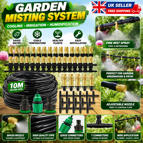 Outdoor misting cooling - misting, system