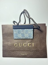 Gucci Gg Monogram Web Denim