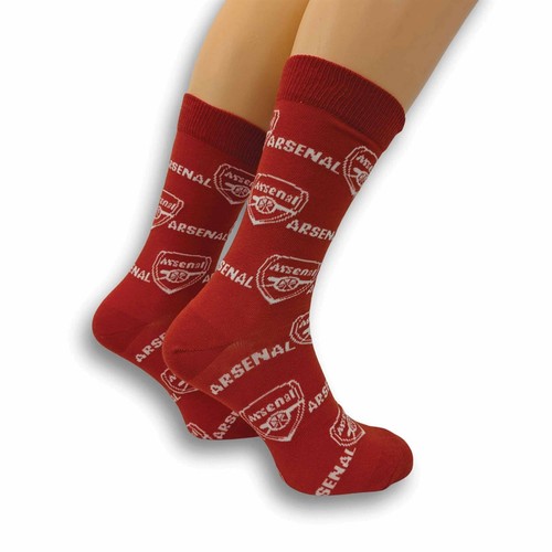 Arsenal print red socks - red,