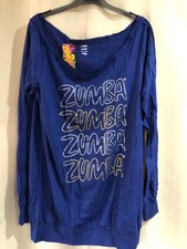 zumba blue gold sequins long