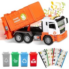 Sanitation Garbage Truck Waste Management Truck Sound Light Pumping Mechanism