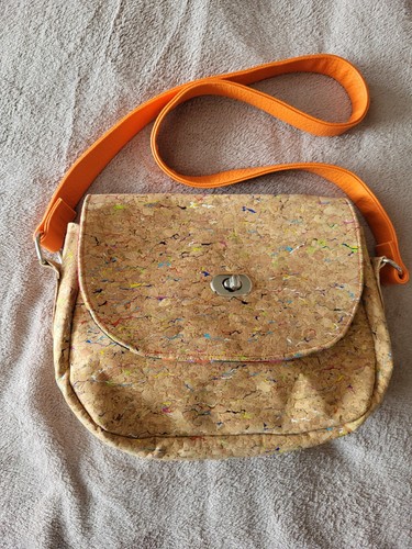 Handmade cork handbag bnwot - cork,