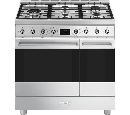 Smeg c92gmx2 90cm dual fuel - dual,