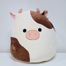 Squishmallow 30cm 12” Ronnie The Brown Cow Kelly Toy With Tag