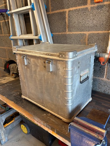 Zarges aluminium flight box - aluminium,