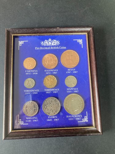 Britain pre decimal - 9, coins