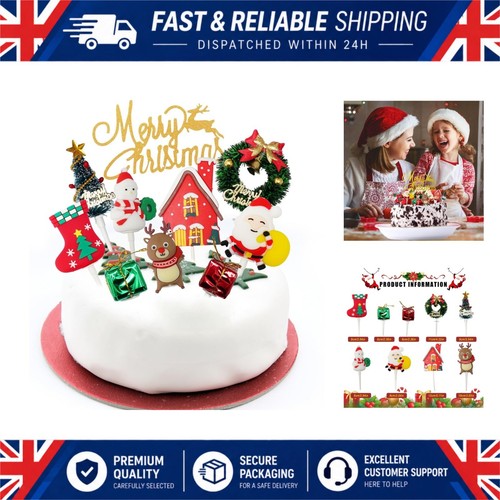 Christmas cake decorations - christmas,