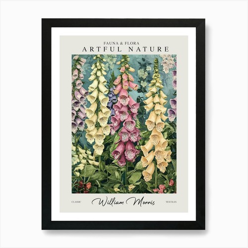 William morris foxglove flower - foxglove,