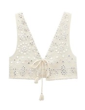 ZARA SHORT EMBROIDERED