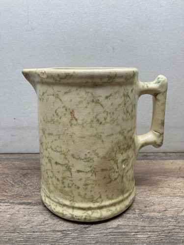 1800 sponge ware pitcher - 1800’s, sponge-ware