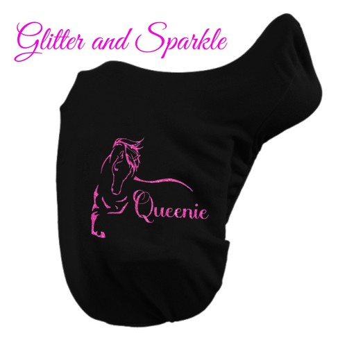 Personalised glitter fleece - glitter,