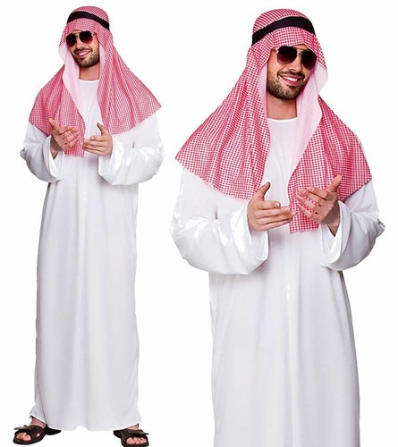 Adult arab sheikh red middle - adult,