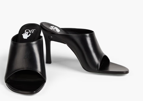 Off white meteor leather heel - off-white,