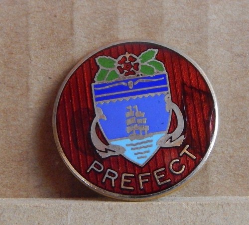 Vintage school prefect badge - prefect,