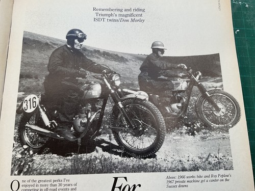 Triumph isdt bikes trials - ,