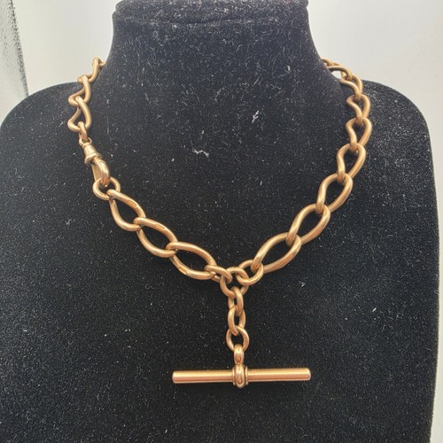 9ct rose gold albert - 9ct,