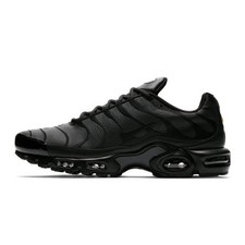 Nike Air Max Plus TN Tuned Leather "Triple Black" Trainers | AJ2029 001